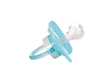 Пустышка силиконовая Baby Team, вишнеобразной формы, 0-6 мес., голубой (3003_голубой) - Pampik - 2