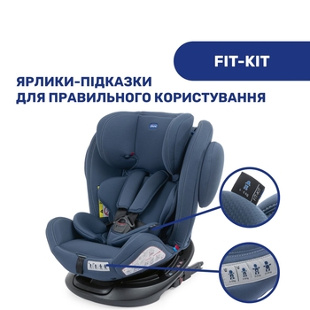 Автокресло Chicco Unico Plus, синий (79715.39) - Pampik - 9
