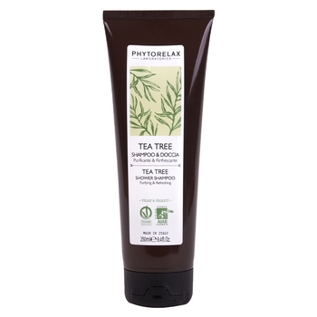 Шампунь-гель для душа Phytorelax Vegan&Organic Tea Tree, 250 мл (6022326) - Pampik