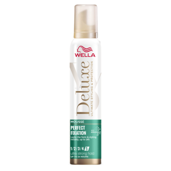 Мус для волосся Wella Deluxe Ідеальна фiксацiя, суперсильна фіксація, 200 мл - Pampik