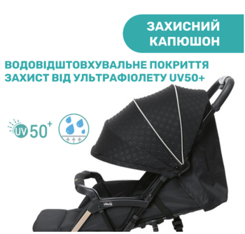 Прогулянкова коляска Chicco Ohlala 3 Black Re-Lux, чорний (79733.56) - Pampik - 4