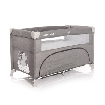 Манеж-кроватка Lorelli Up And Down Grey luxe, серый (23777) - Pampik - 2