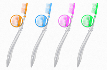 Зубна щітка Aquafresh Intense Clean, середня, сіра - Pampik