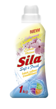 Кондиционер-ополаскиватель для тканей Sila Silky sense, 1 кг - Pampik