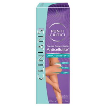 Антицелюлітний крем для критичних ділянок тіла Clinians Body Cell Punti Critici, 150 мл - Pampik