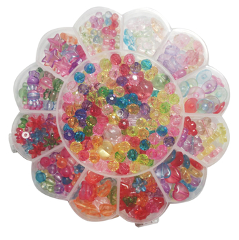 Набор буин для плетения Offtop Цветок, 480 шт., разноцвет (833738) - Pampik