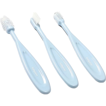 Набір зубних щіток BabyOno, блакитний, 3 шт. - Pampik