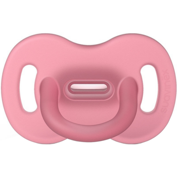 Пустушка силіконова Suavinex, симетрична, 0-6 міс., рожевий (307264) - Pampik