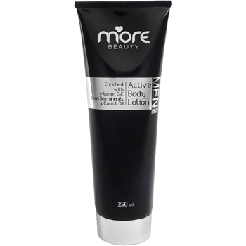 Активний лосьйон для тіла для чоловіків More Beauty з вітамінами С, Е та мінералами Мертвого моря, 250 мл - Pampik