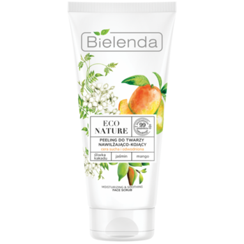 Скраб для лица Bielenda Eco Nature, увлажняющий и успокаивающий, 150 г - Pampik