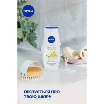 Гель-догляд для душу Nivea Карамболь та олія моної, 250 мл (80853) - Pampik - 4