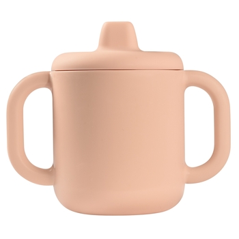 Поїльник силіконовий Beaba, 170 мл, рожевий (913525) - Pampik