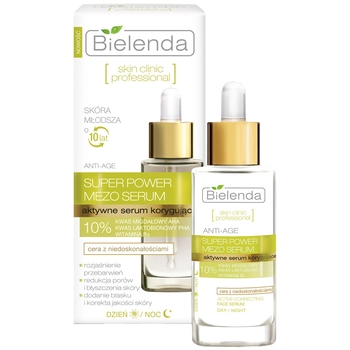 Коригуюча сироватка для обличчя Bielenda Skin Clinic Professional мигдальна та лактобіонова кислота, 30 мл - Pampik