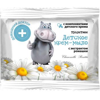 Дитяче крем-мило Домашний Доктор з екстрактом Ромашки, 70 г - Pampik