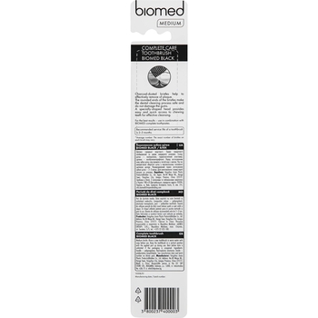 Зубная щетка Biomed Black, голубая - Pampik - 2