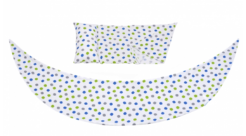 Набір аксесуарів для подушки Nuvita DreamWizard, білий (NV7101DOTS) - Pampik