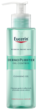 Очищуючий гель для вмивання Eucerin DermoPurifyer, для проблемної шкіри, 200 мл - Pampik