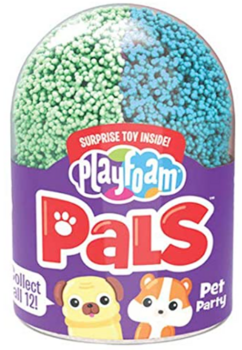 Кульковий пластилін Educational Insights S2 Милі вихованці, з іграшкою-сюрпризом, синій з зелений (EI-1965) - Pampik