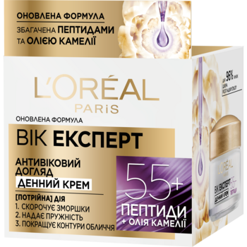Дневной крем против морщин L'oreal Paris Возраст эксперт 55+ восстанавливающий, 50 мл (A7821700) - Pampik - 2