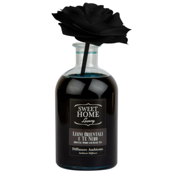 Аромадифузор Sweet Home Luxury Дерево та чорний чай з чорною трояндою, 250 мл (SACLRBl250) - Pampik