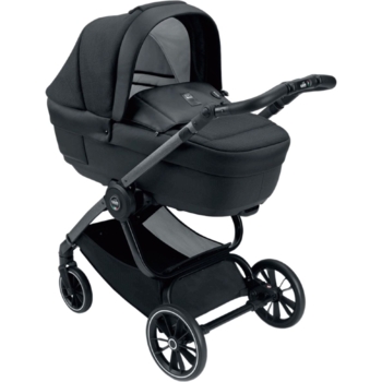 Універсальна коляска 2 в 1 CAM Techno Soul рама срібна, чорна (805T/V94/970/500K) - Pampik