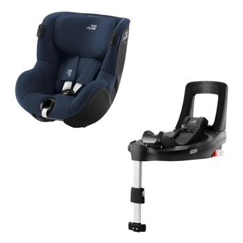 Автокрісло Britax Romer Dualfix iSENSE Indigo Blue з платформою Flex Base (2000035114) - Pampik
