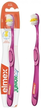 Детская зубная щетка Elmex Junior, 6 - 12 лет, мягкая, розовый - Pampik - 3