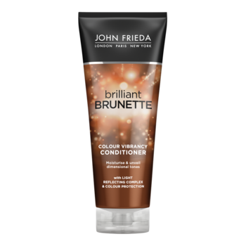 Кондиціонер John Frieda Brilliant Brunette, для захисту кольору темного волосся, 250 мл - Pampik