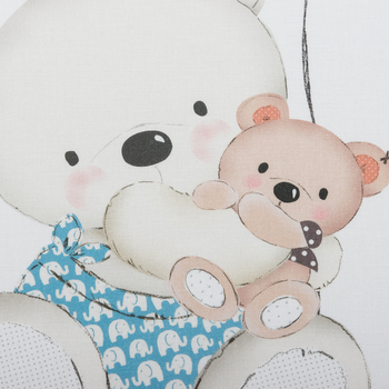 Комплект постельного белья Interbaby Oso Columpio Azul, 3 единицы (8100247) - Pampik - 3