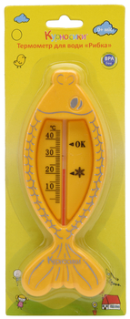 Термометр для воды Курносики Рыбка, желтый (7086 жовт) - Pampik - 2