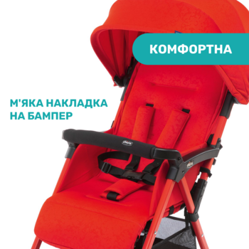 Прогулянкова коляска Chicco Ohlala 3, червоний (79733.64) - Pampik - 6