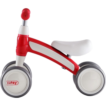 Біговел дитячий Qplay Cutey, чотириколісний, червоний (B-400Red) - Pampik - 2