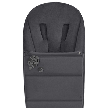 Чохол для ніг Cybex Platinum Simply flowers dark grey, темно-сірий (521001421) - Pampik - 2