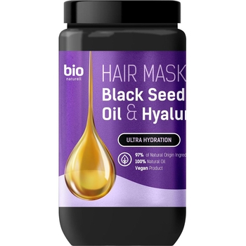 Маска для волосся Bio Naturell Black Seed Oil & Hyaluronic Acid Ультразволоження, 946 мл - Pampik