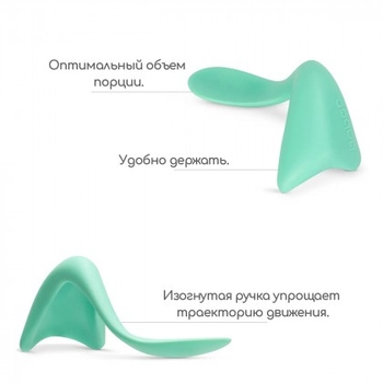Тренировочная ложечка Baboo, мятный (90434) - Pampik - 3