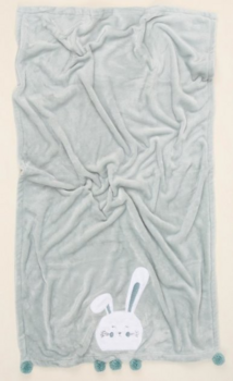 Детский плед Irya Bunny 120х75 см ментоловый (svt-2000022281898) - Pampik - 3