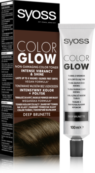 Тонувальний бальзам для волосся Syoss Color Glow, Насичений каштановий, 100 мл (2806381) - Pampik - 2