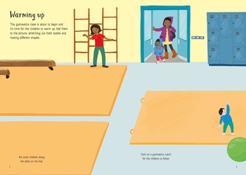 Little First Stickers Gymnastics - Jessica Greenwell, англ. язык (9781474986595) - Pampik - 2