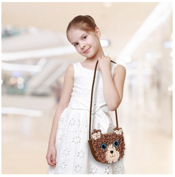 Набор для творчества Avenir 2 в 1 Вязание сумочки Мишка (CH201749) - Pampik - 5