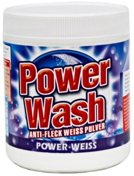 Порошок для удаления пятен Power Wash Anti-Fleck Weiss Pulver, для белых вещей, 600 г - Pampik