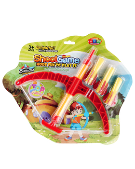 Игрушечный набор Offtop Лук и Стрелы, красный (860227) - Pampik