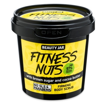 Укрепляющий скраб для тела Beauty Jar Fitness Nuts 200 г - Pampik
