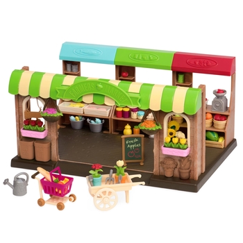 Игровой набор Lil Woodzeez Фермерский рынок (WZ6630) - Pampik