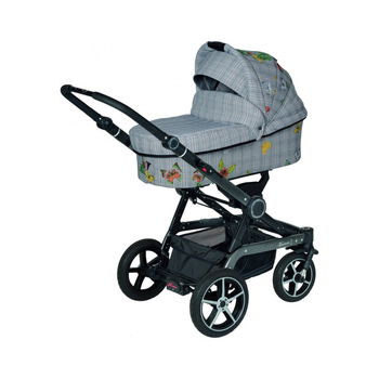 Універсальна коляска Hartan 2 в 1 Xperia GTS Butterfly check, сірий з метеликами (2304123634-1) - Pampik - 2