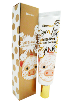 Крем Elizavecca Face Care Gold CF Nest White Bomb Eye Cream, для кожи вокруг глаз, 30 мл - Pampik