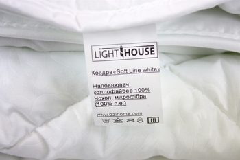 Ковдра LightHouse Soft Line Baby, 145х95 см, white (2200000539748) - Pampik - 4
