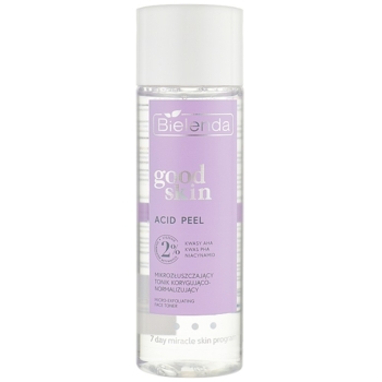 Тоник для лица Bielenda Good Skin Acid Peel с AHA+PHA кислотами и ниацинамидом, 200 мл - Pampik