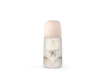 Пляшечка для годування Suavinex Чарівні історії, 270 мл, золотий (307073) - Pampik