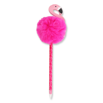 Ручка шариковая Offtop А Фламинго, розовый (833776) - Pampik