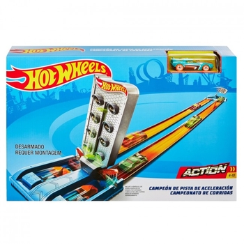 Автотрек Hot Wheels Соревнования за кубок Чемпиона Параллельные гонки (GBF82) - Pampik